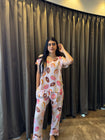 Lovely Donut Print Night Suit