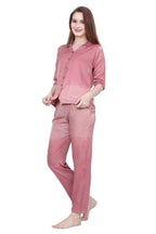 Velure Astonishing Co-ord Set - Velure - - 3/4 Sleeves, Collar Neck, Cotton, Front Button Open, Full Length Pant