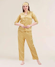 Velure Shiny Glossy Satin Night Suit