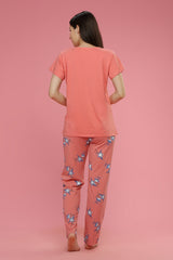 Velure Casual Floral Print Night Suit