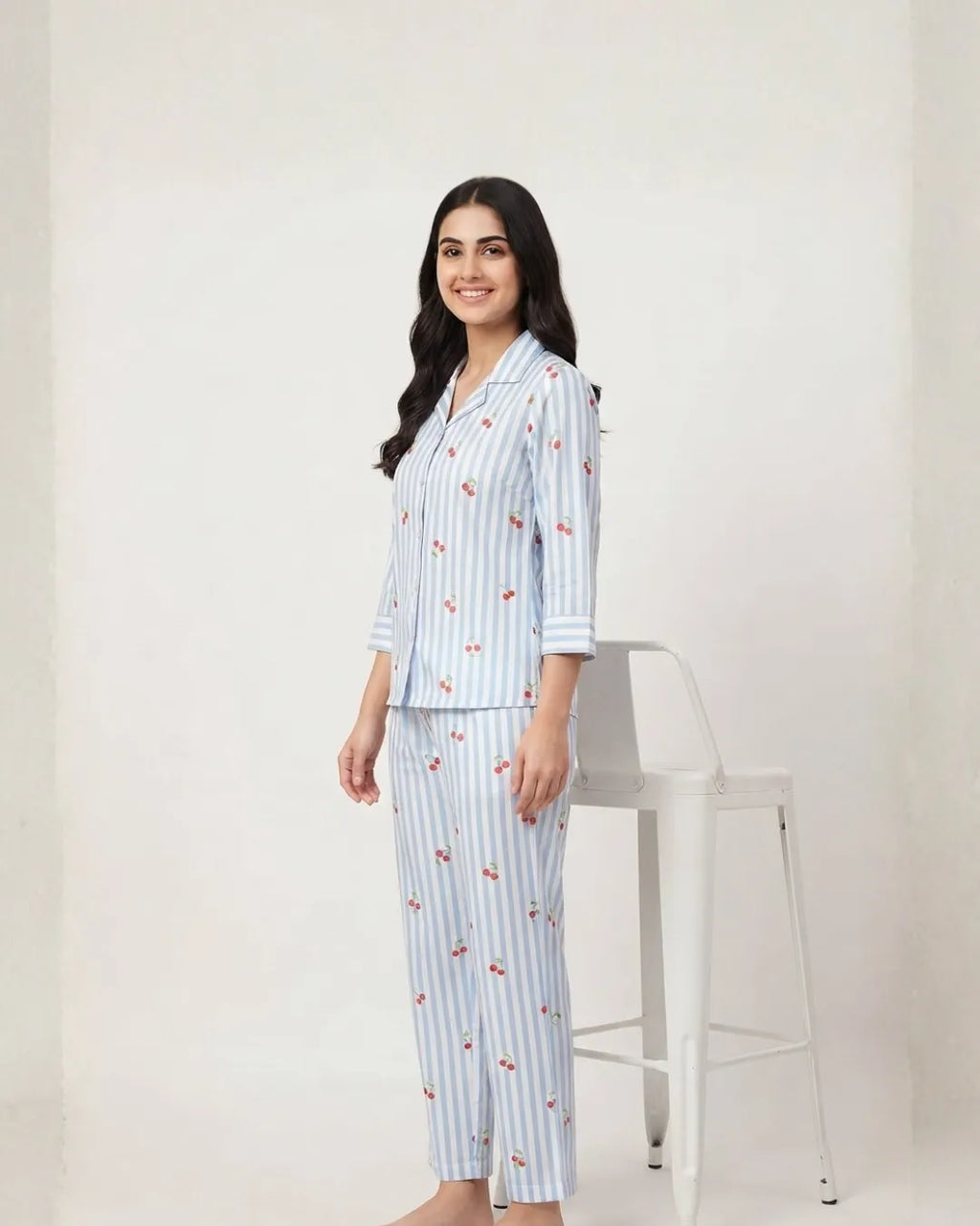 Velure Sweet Cherry Blossom Night Suit
