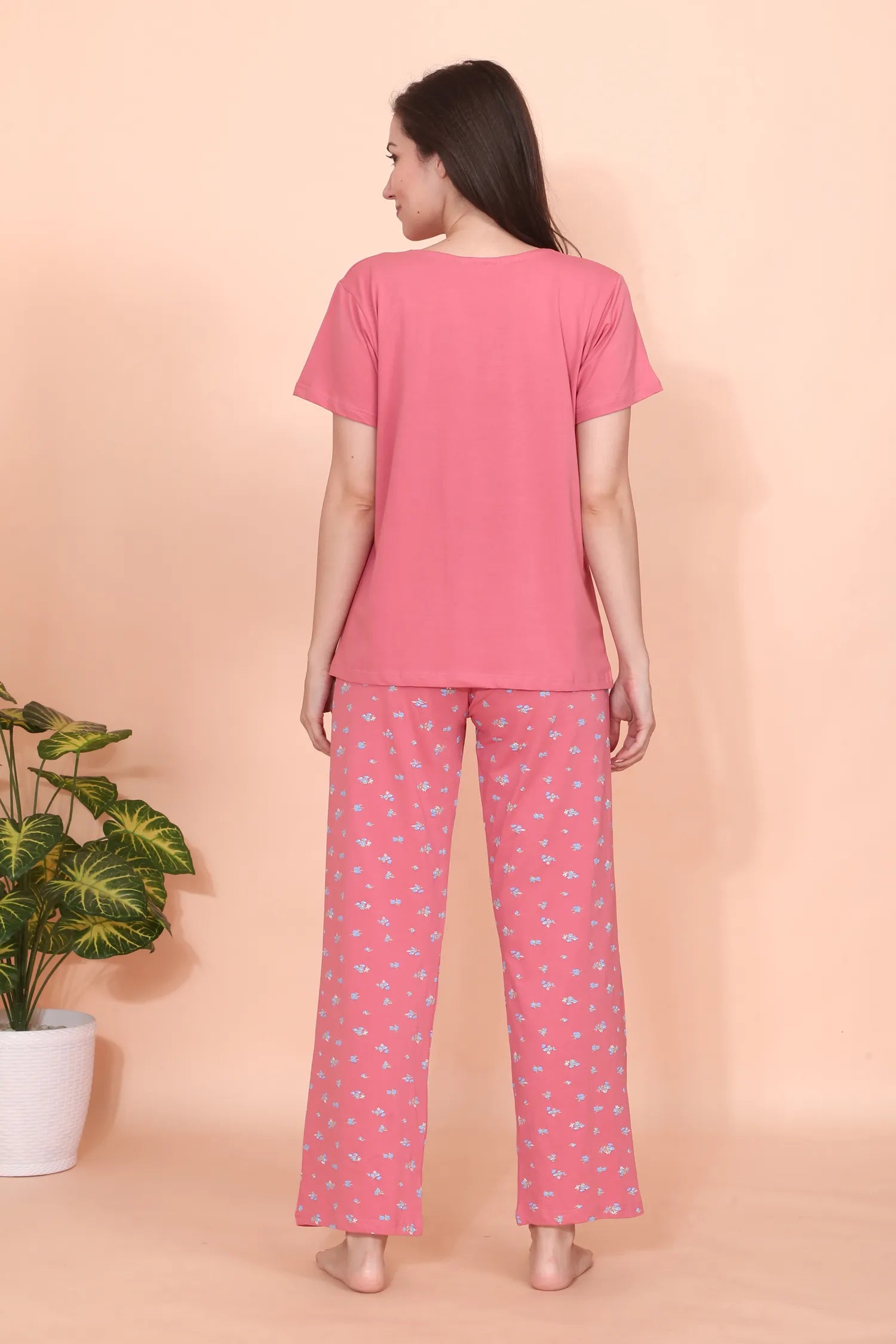 Velure Sweet Blush Floral Pajama Set