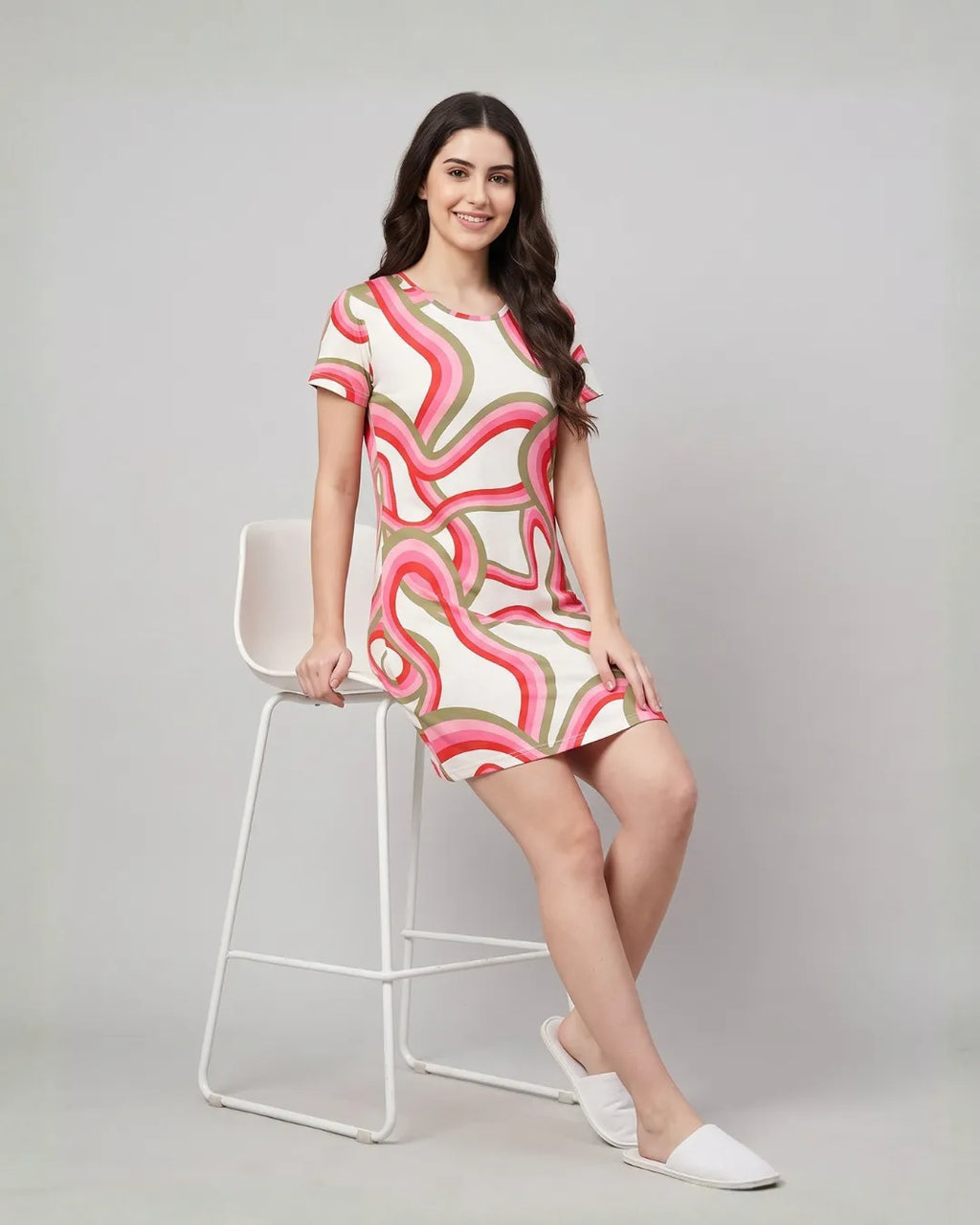 Velure Retro Waves Short Nighty