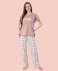 Velure Graceful Printed Pajama Set