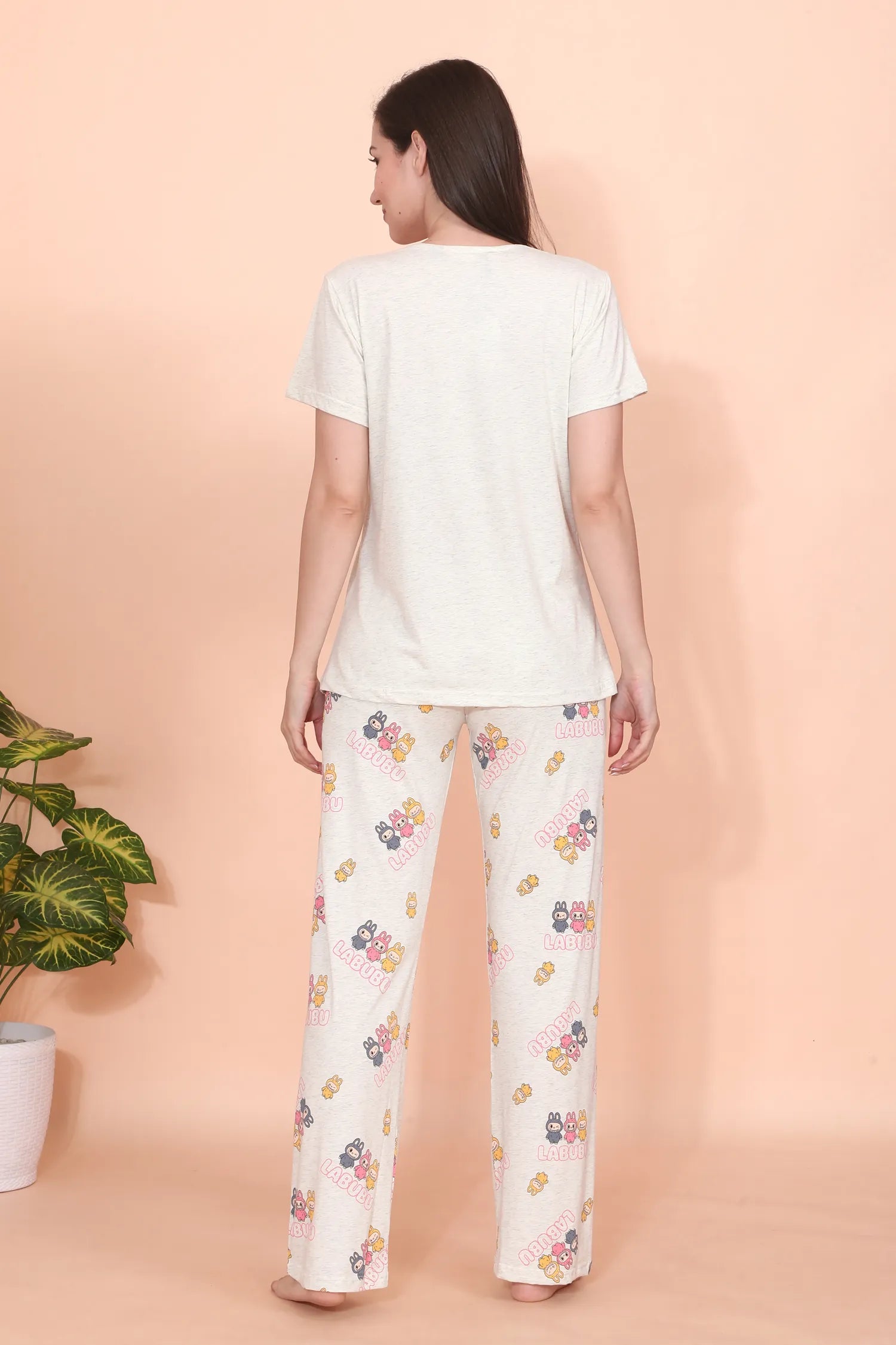 Velure Labubu Charm Pajama Set