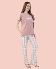 Velure Graceful Printed Pajama Set