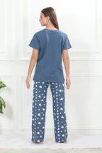 Velure All Over Hearts Print Pajama Set