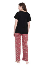 Velure Stunning Floral Print Pajama Set - Velure - - Floral Print, Full Length Pant, Half Sleeves, Hosiery Cotton, Round neck nightsuit