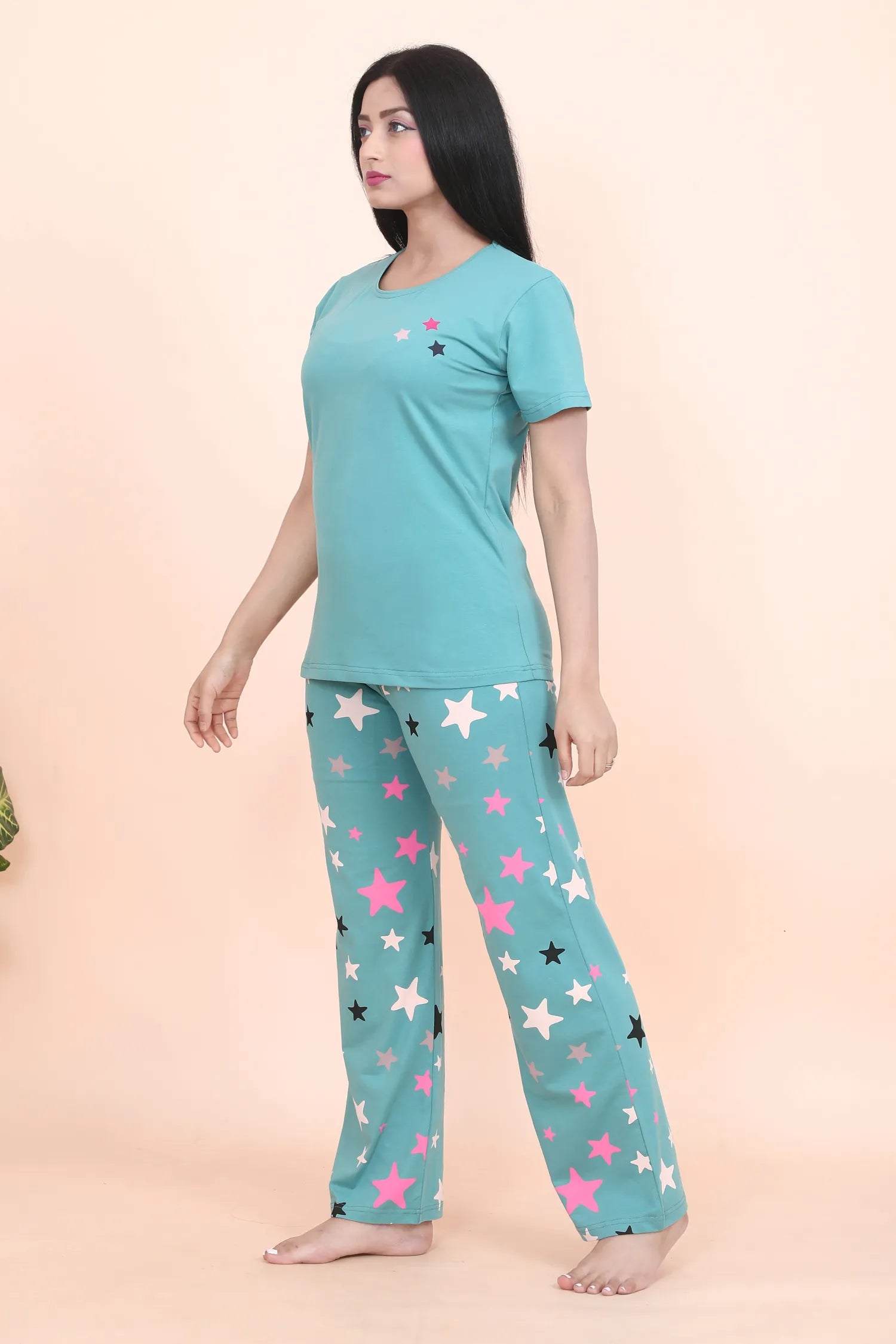 Velure Classic Star Print Pajama Set