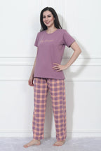 Velure Classic Print Pajama Set