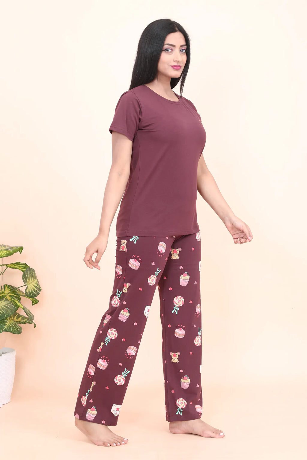 Velure Candy Print Pajama Set