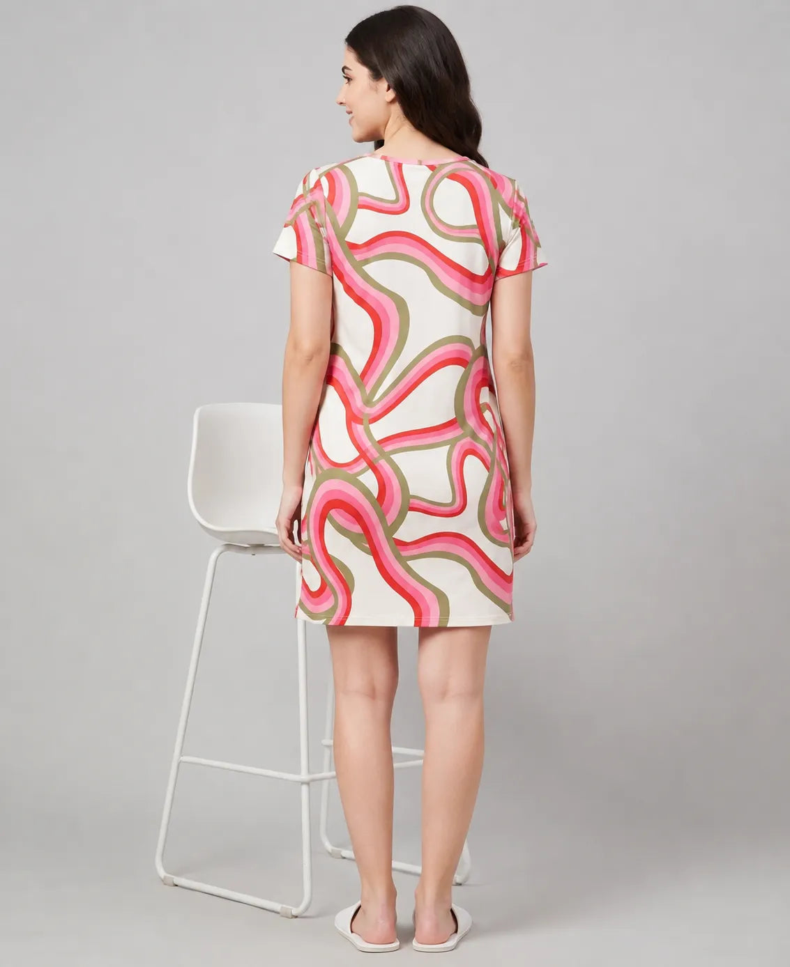 Velure Retro Waves Short Nighty