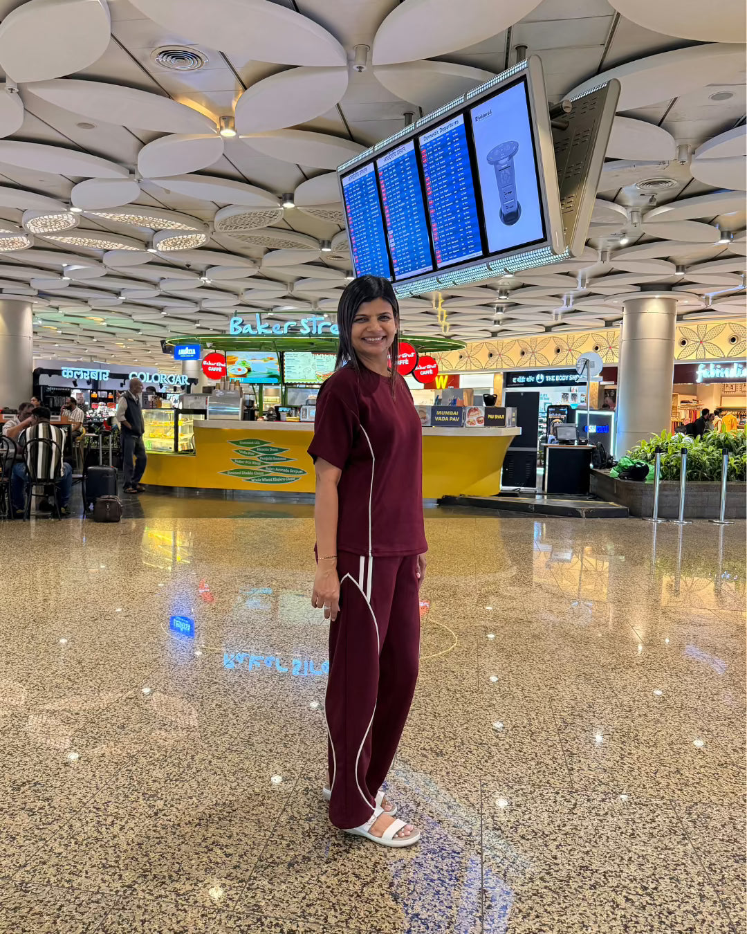 Velure Maroon Serene Travel Set