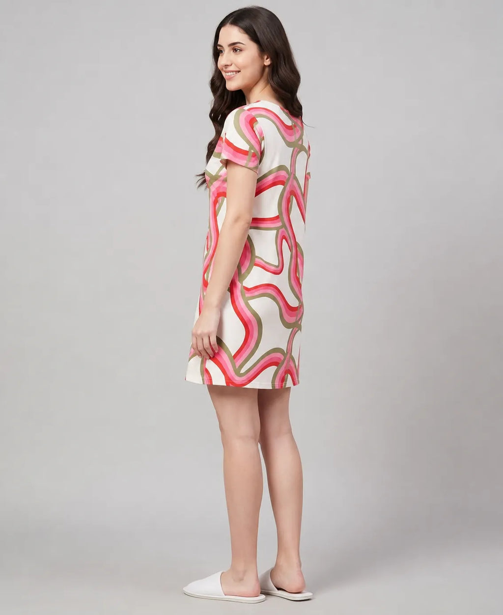 Velure Retro Waves Short Nighty