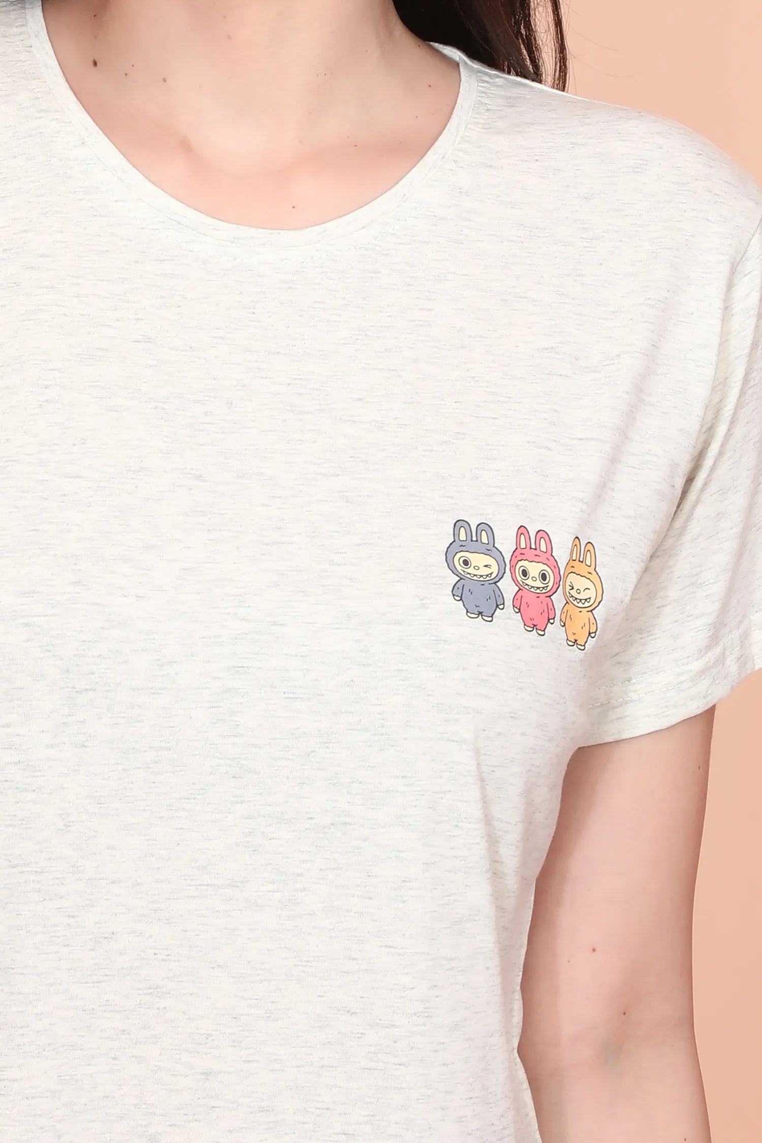 Velure Labubu Charm Pajama Set