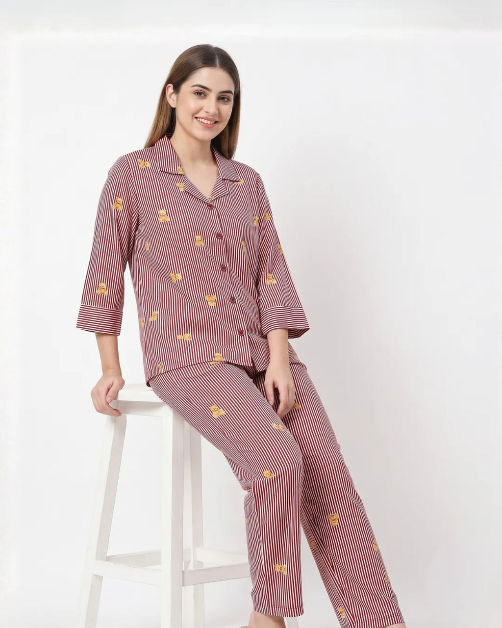 Velure Playful Teddy Cuddles Night Suit