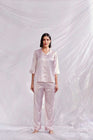 Velure Leopard Print Satin Night Suit