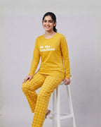 Velure Sunshine Glow  Full Sleeves Pyjama Set