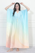 Velure Comfort Dreamwave Kaftan - Velure - - Center Drawstring, Full Length Nighty, Satin