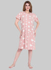 Velure All-Over Heart Print Short Nighty