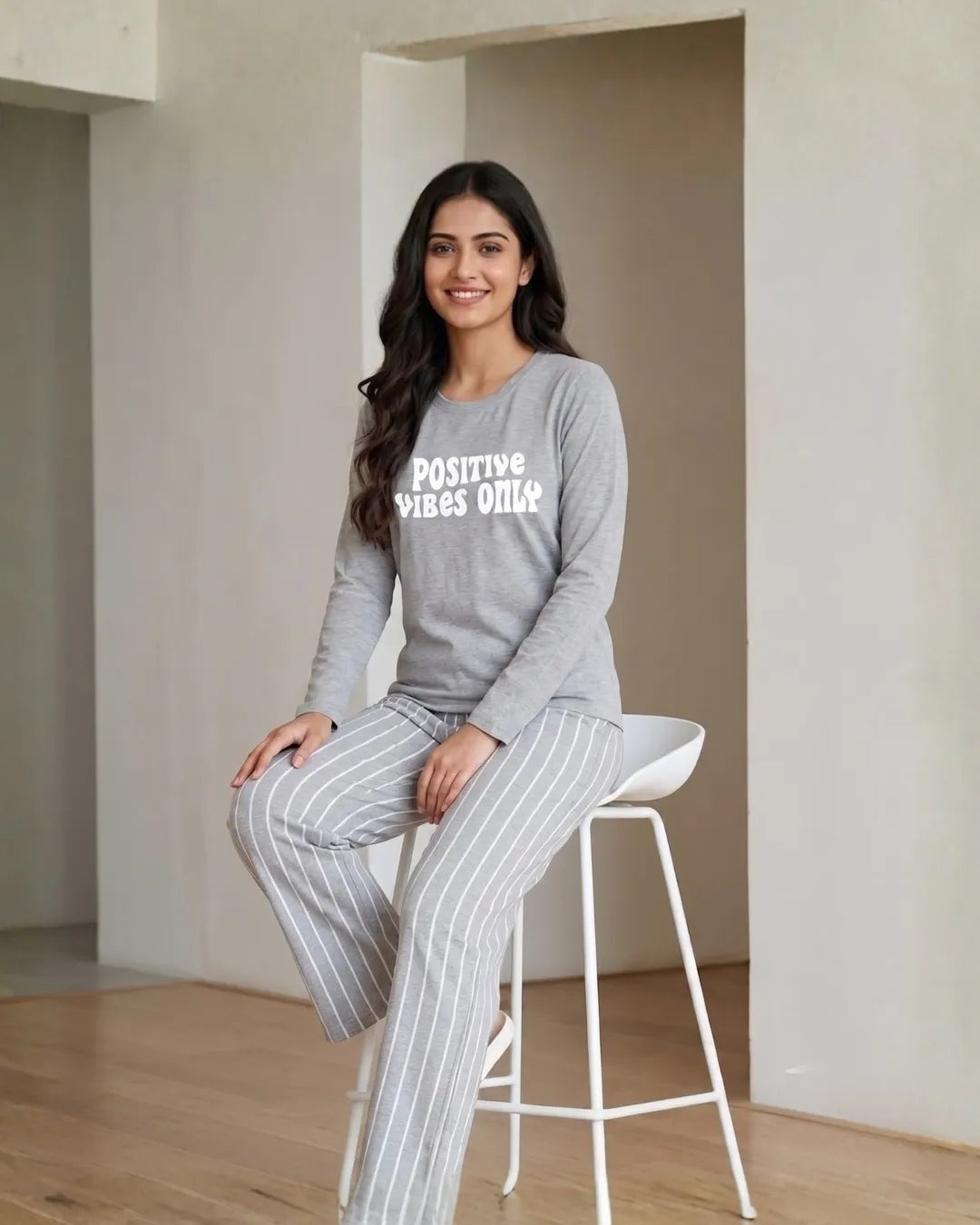 Velure Calm Comfort Full Sleeves Pajama Set