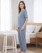 Velure Cherry Teddy Pajama Set