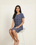 Velure Twilight Botanical Print Short Nighty