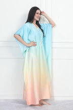 Velure Comfort Dreamwave Kaftan - Velure - - Center Drawstring, Full Length Nighty, Satin