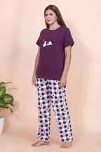Velure Classic Snoppy Printed Pajama Set
