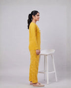 Velure Sunshine Glow  Full Sleeves Pyjama Set