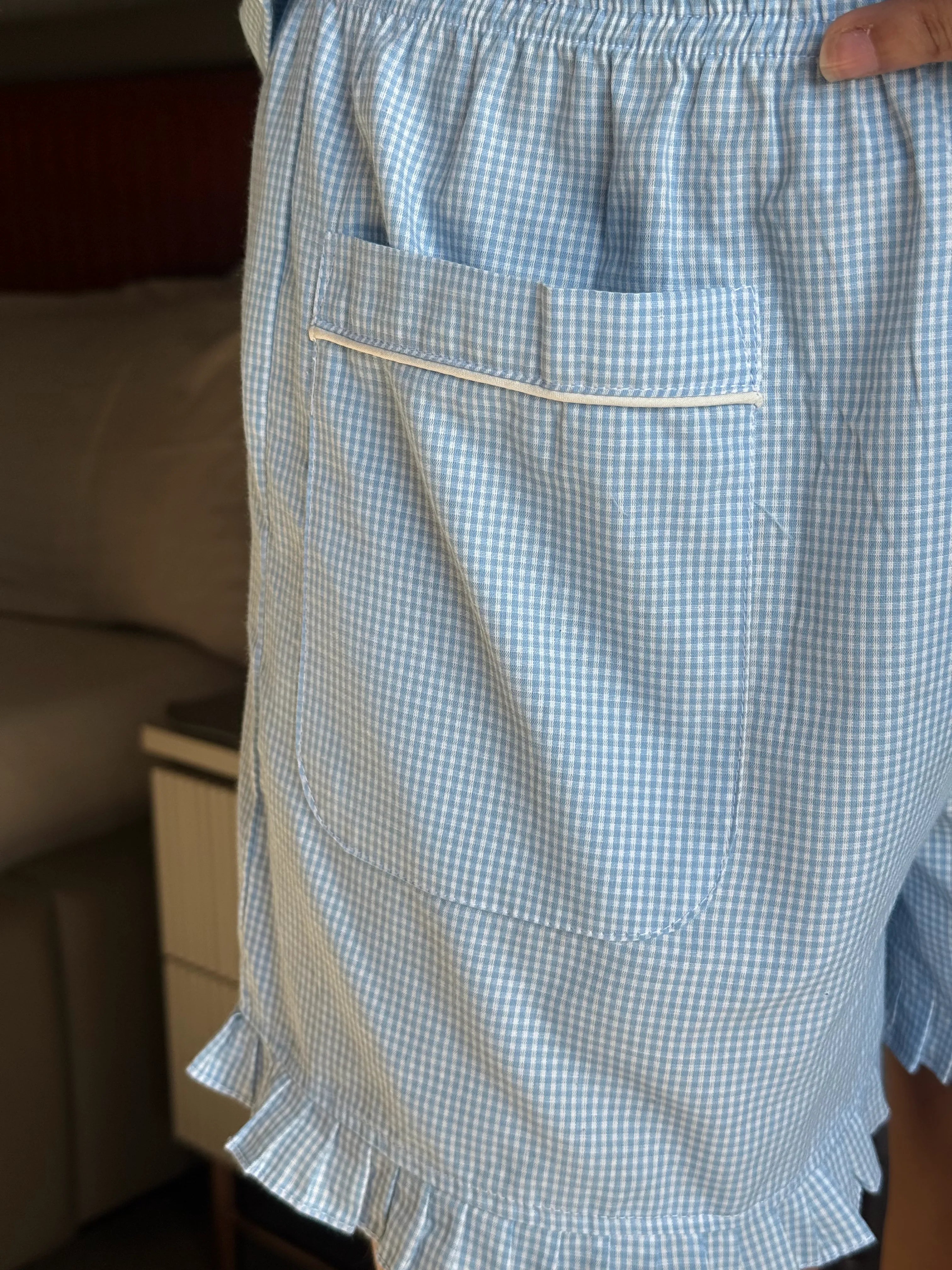 Velure Blueberry Breeze Shorts Set