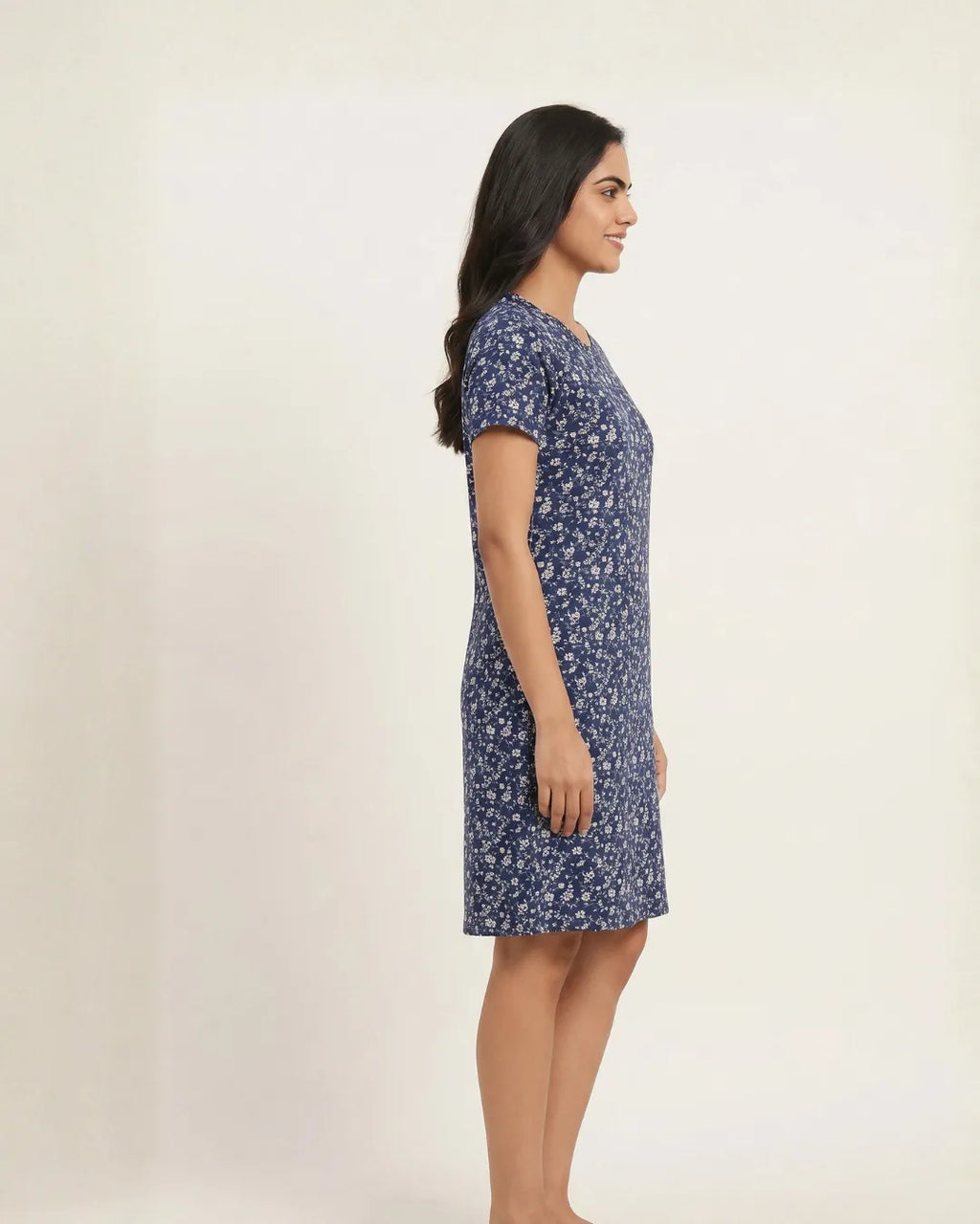 Velure Twilight Botanical Print Short Nighty