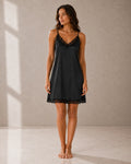 Velure Midnight Whisper — Satin Lace Chemise