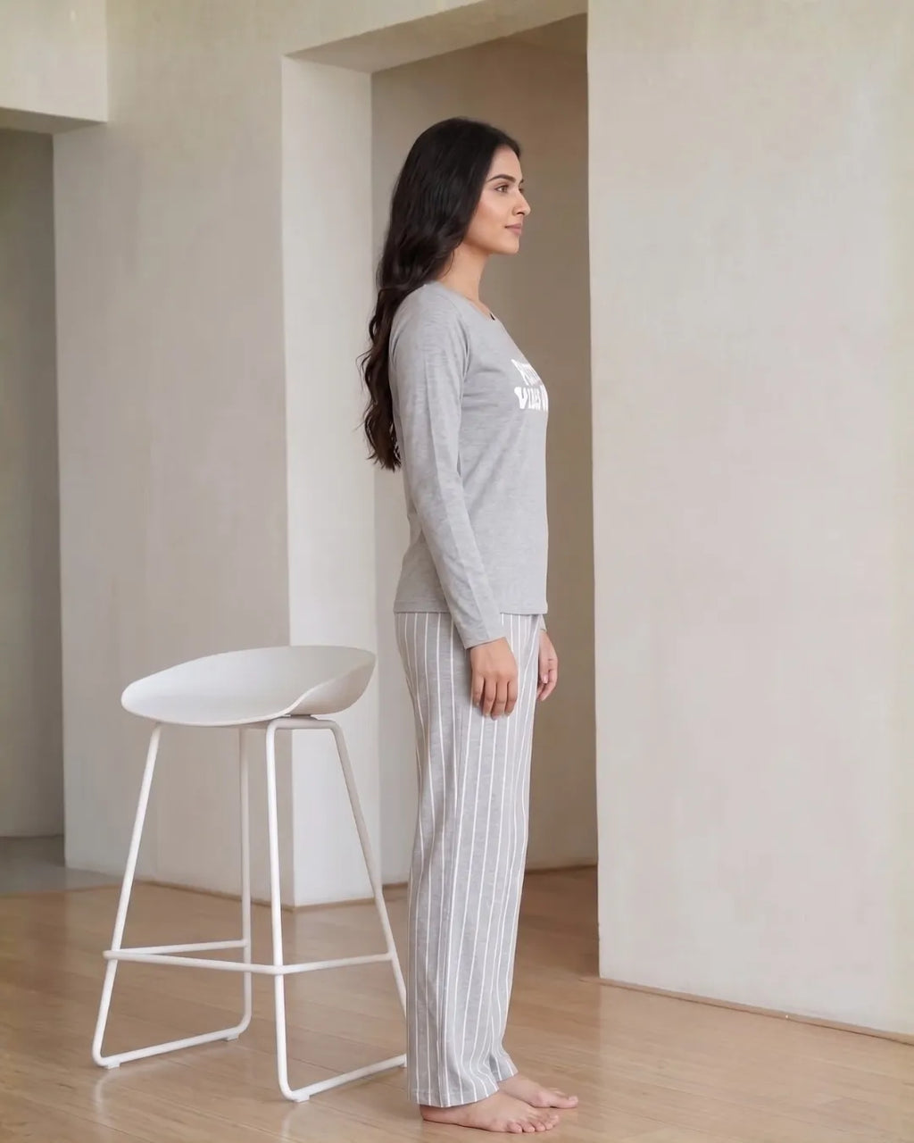 Velure Calm Comfort Full Sleeves Pajama Set