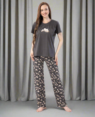 Velure Playful Polar Bear Printed Pajama Set
