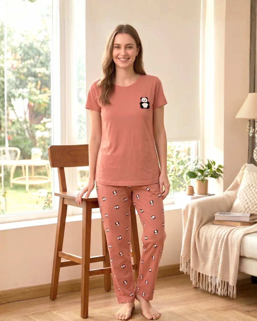 Velure Little Panda Snuggles Pajama Set