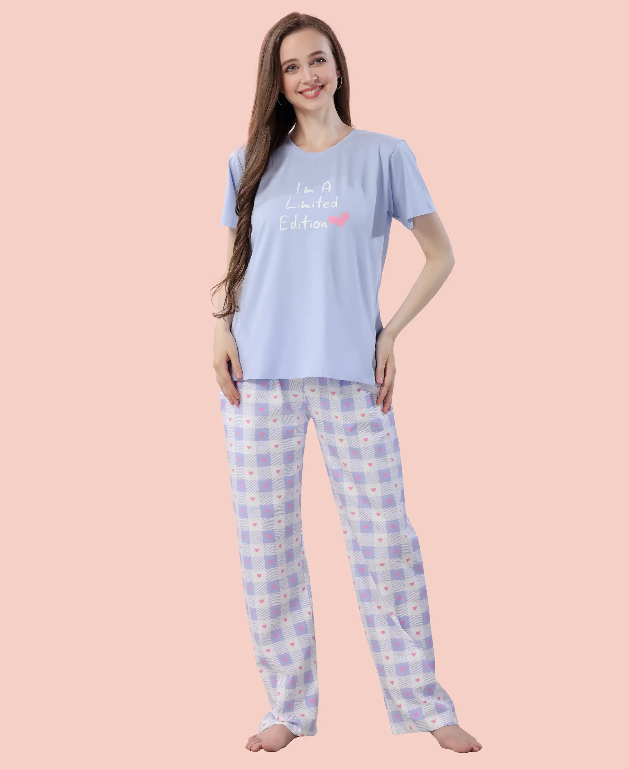 Velure Sleek Printed Pajama Set