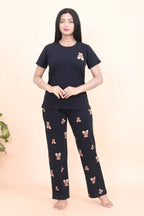 Velure Cute Teddy Print Pajama Set
