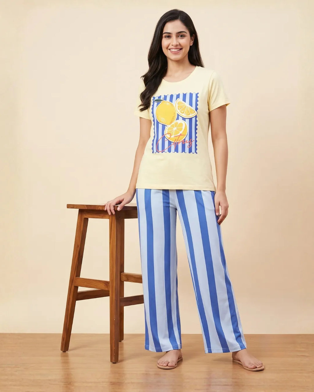 Velure Citrus Cheer  Pajama Set