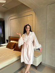 Velure Dreamy Peach Robe (Only Robe)