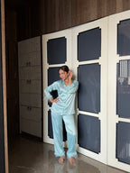 Velure Refreshing Fur Satin Night Suit