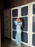 Velure Refreshing Fur Satin Night Suit