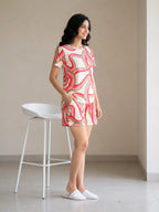 Velure Candy Swirl Shorts Set
