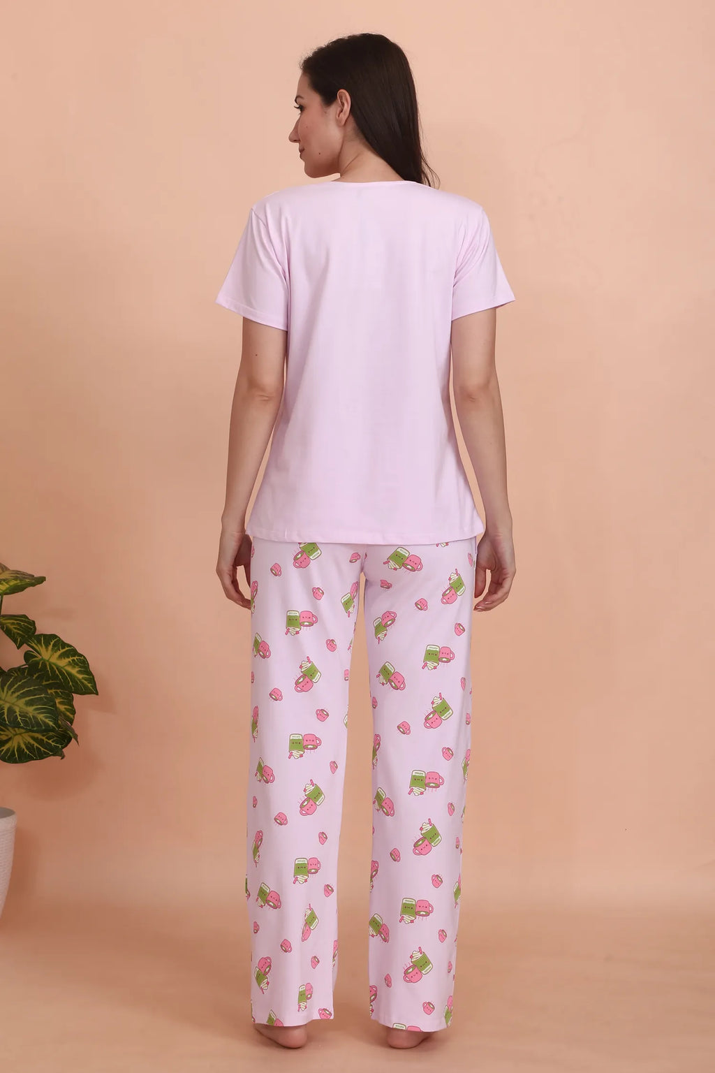 Velure Cute Boba Doodle Pajama Set