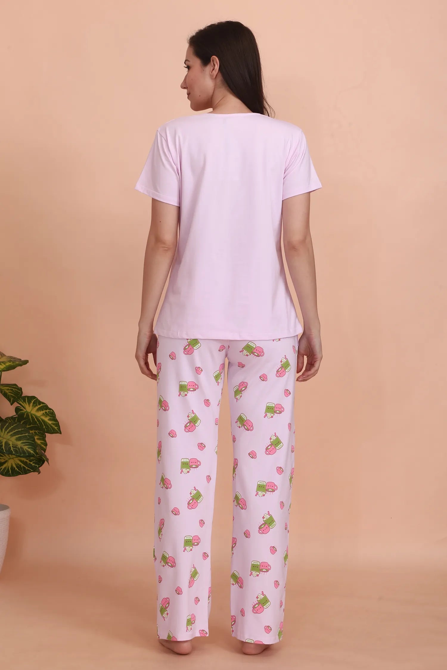 Velure Cute Boba Doodle Pajama Set