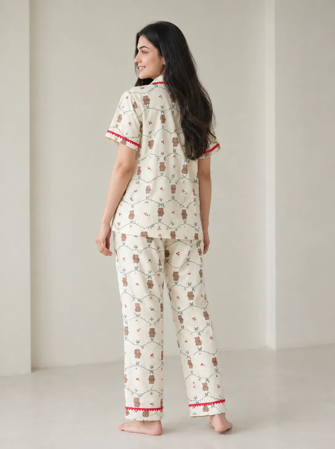 Velure Teddy Snuggles  Night Suit
