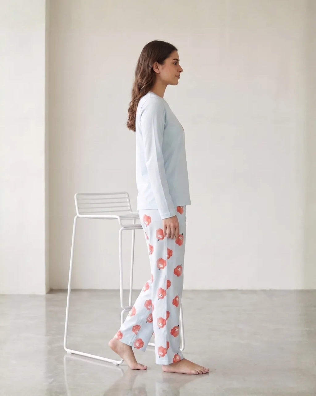 Velure Berry Bear Full Sleeves Pajama Set