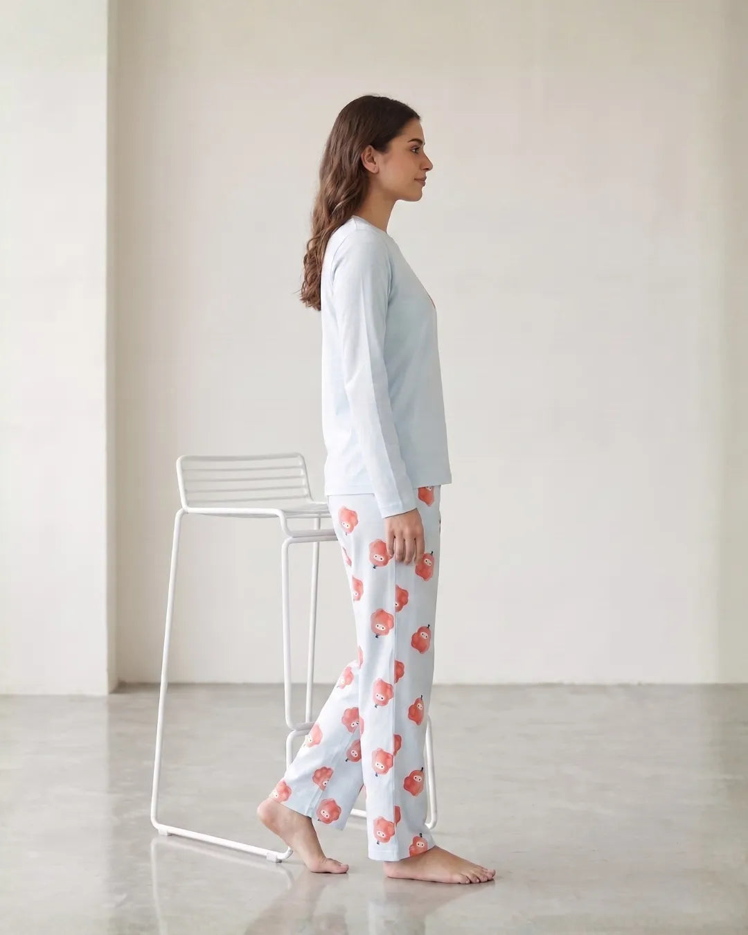Velure Berry Bear Full Sleeves Pajama Set