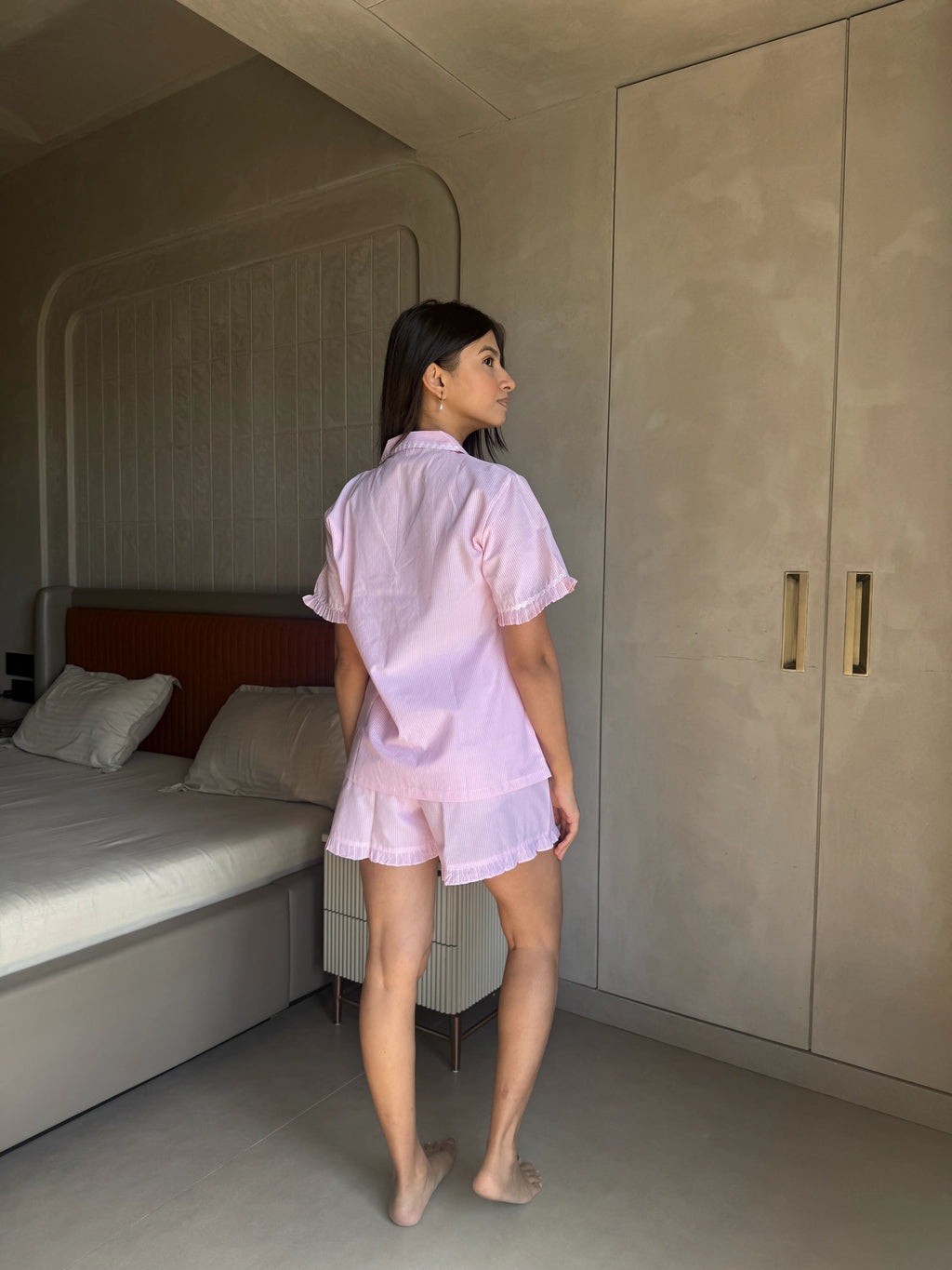 Velure  Sweet Stripe Shorts Set