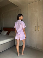 Velure  Sweet Stripe Shorts Set